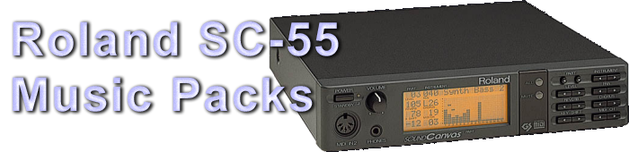Roland SC-55 Music Packs